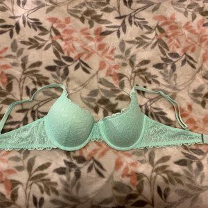 NWOT aerie mint green lace bra size 34C
